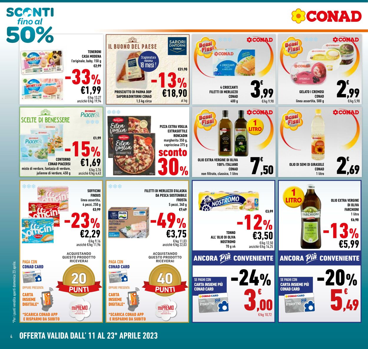 Volantino Conad 11.04.2023 - 23.04.2023