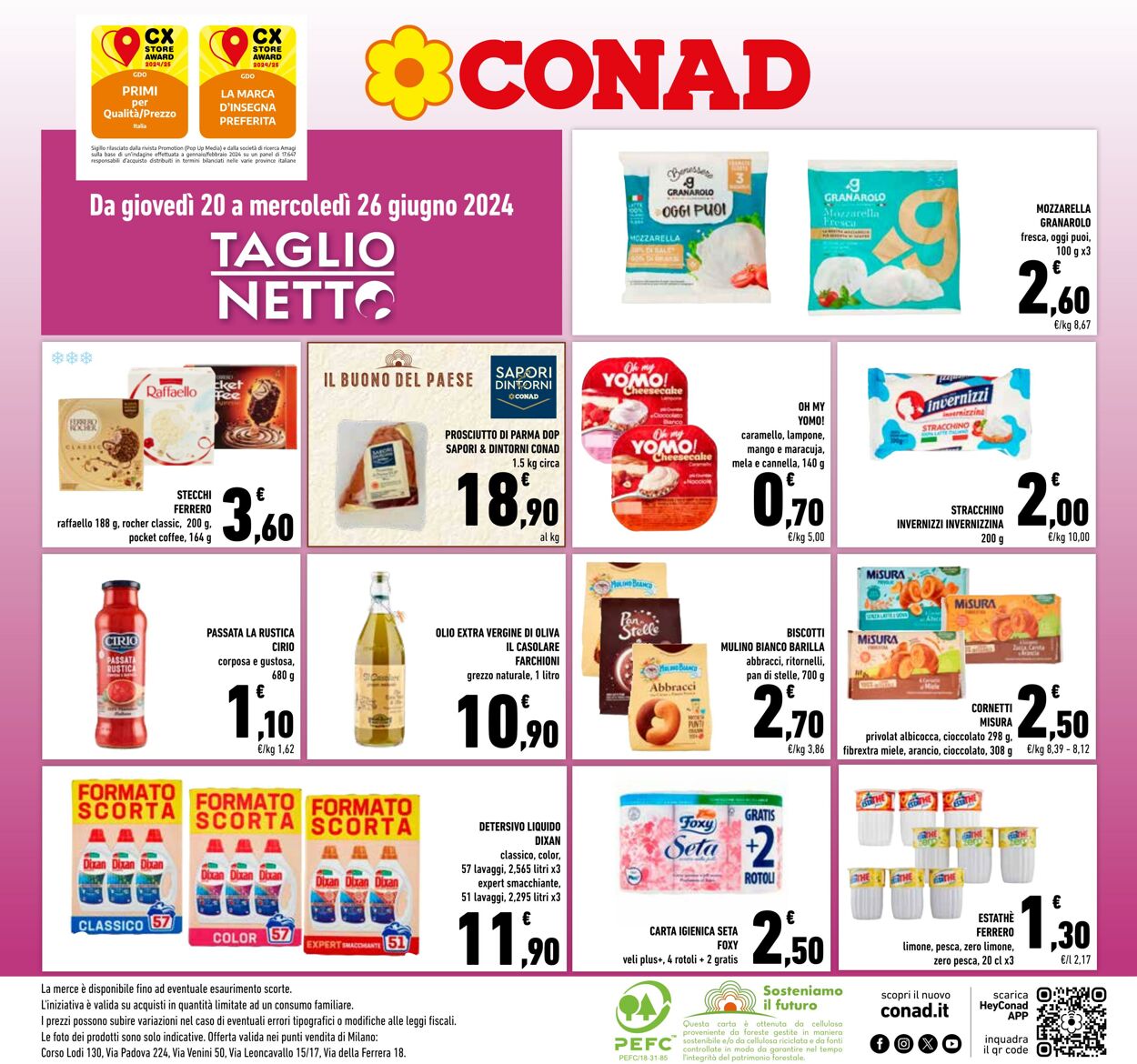 Volantino Conad 20.06.2024 - 26.06.2024