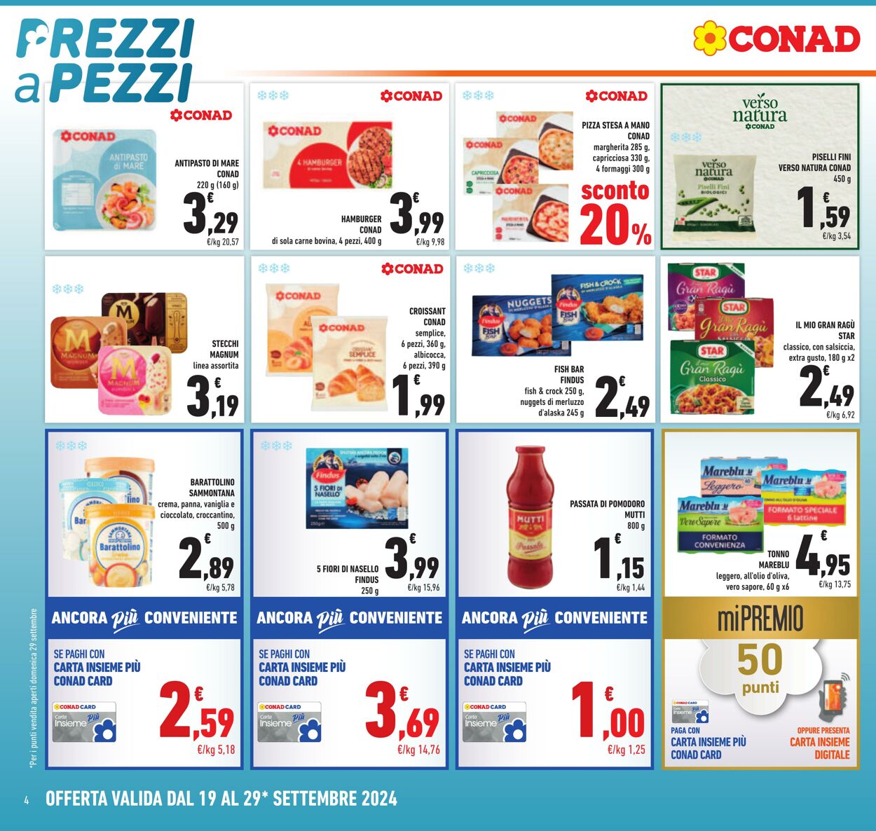 Volantino Conad 19.09.2024 - 29.09.2024