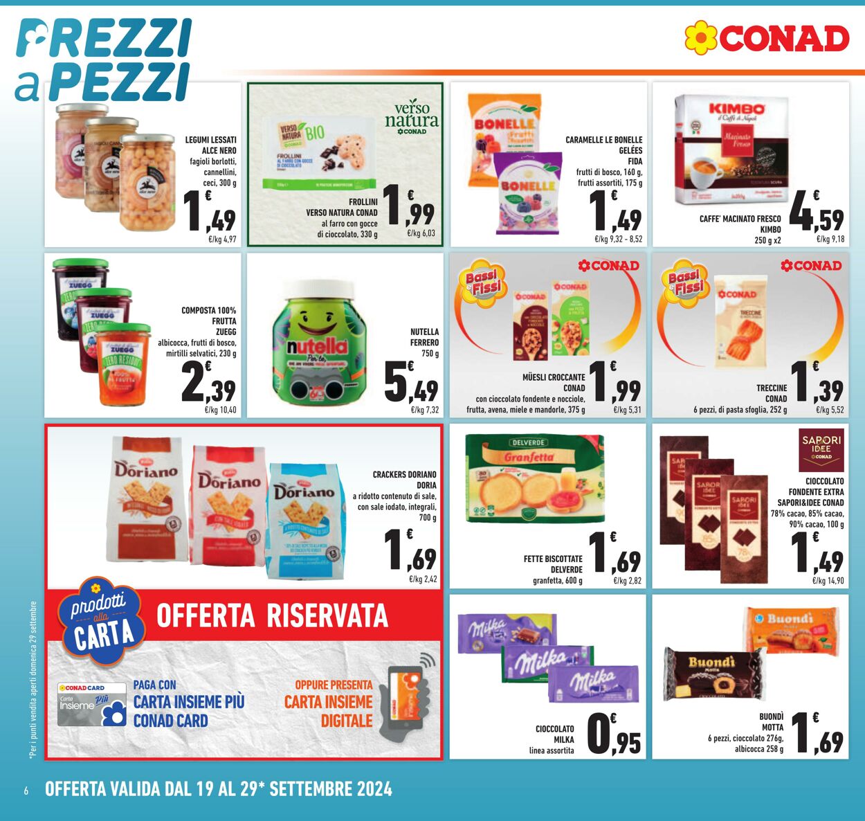 Volantino Conad 19.09.2024 - 29.09.2024