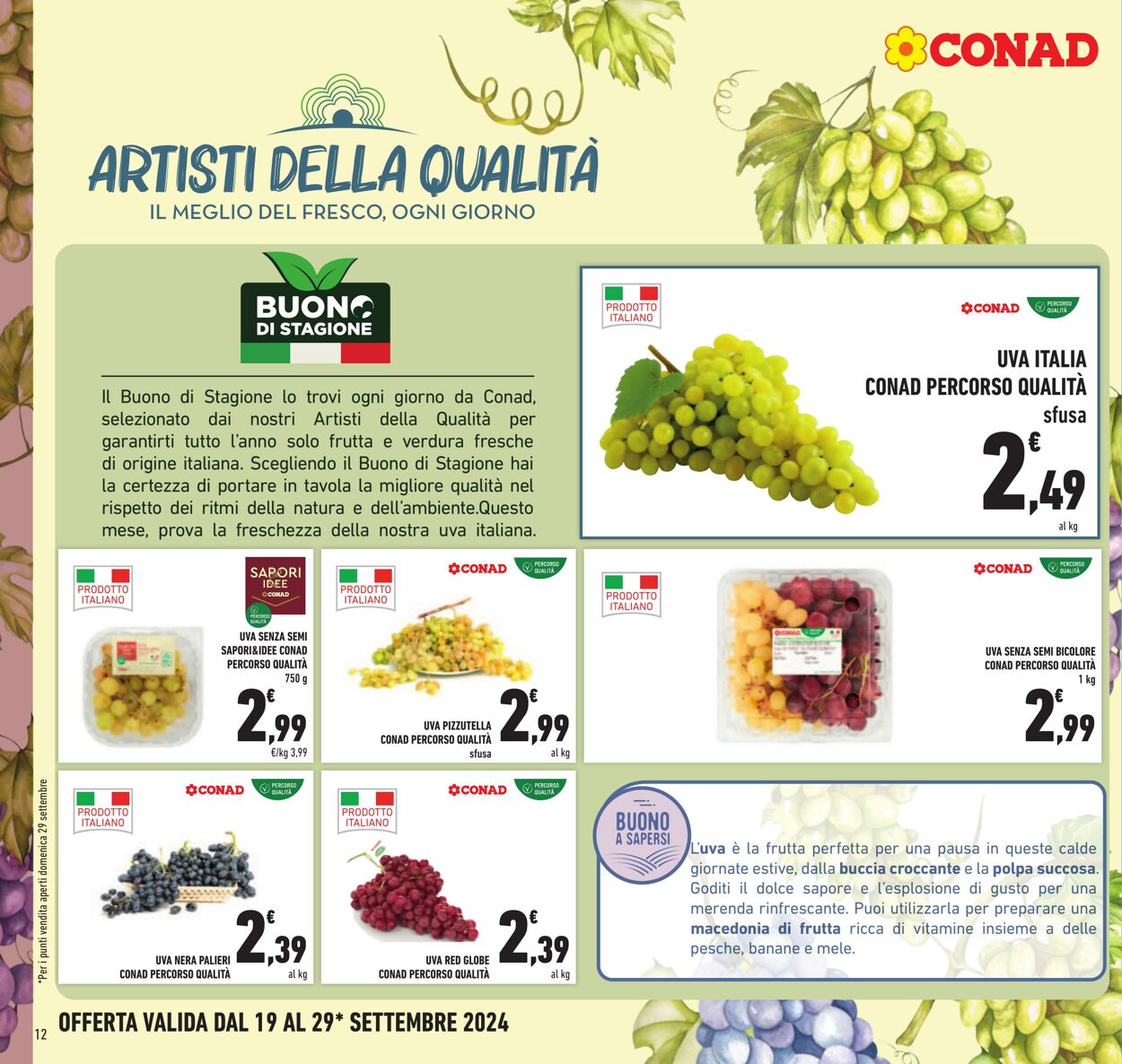 Volantino Conad 19.09.2024 - 29.09.2024