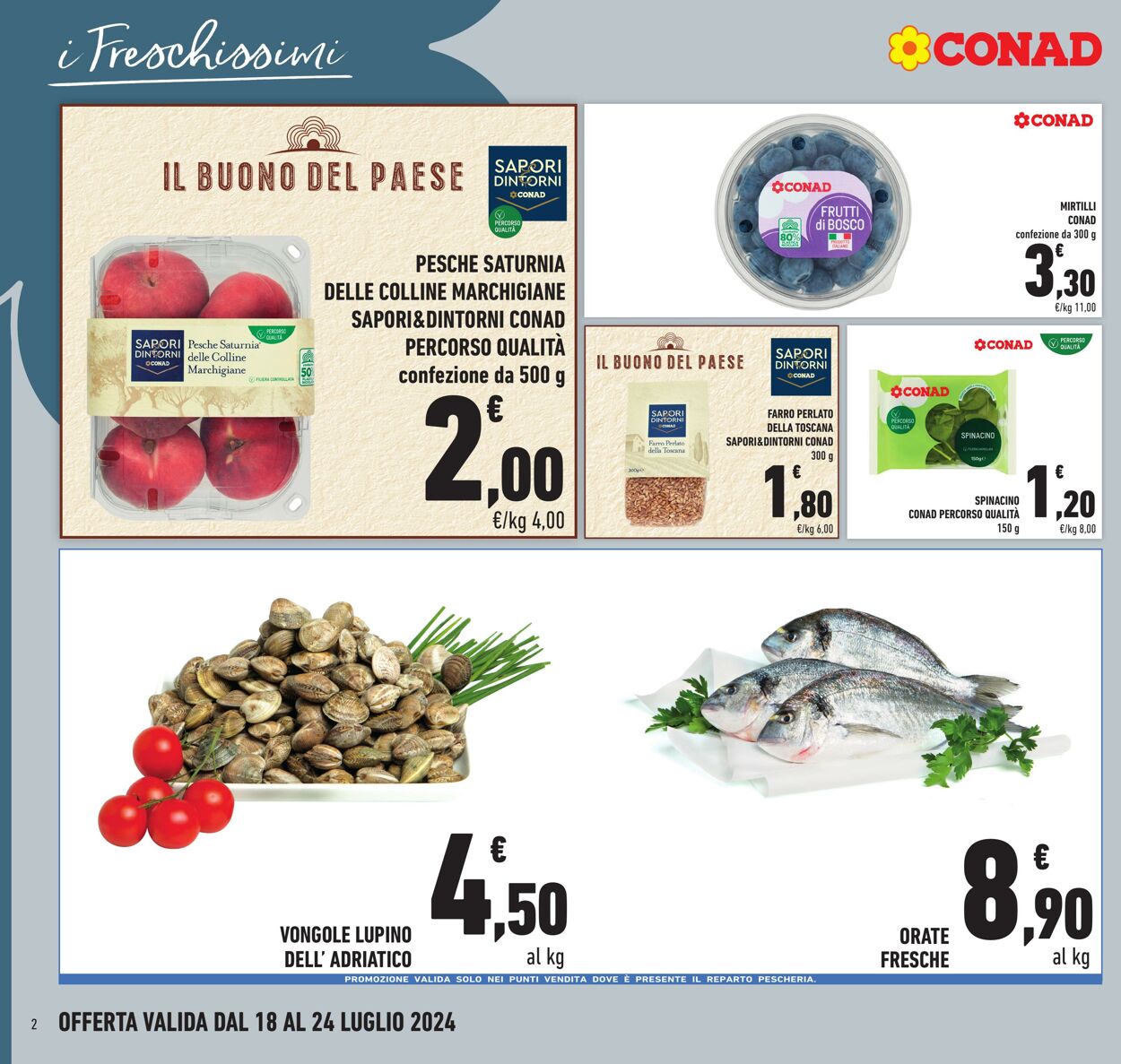 Volantino Conad 18.07.2024 - 24.07.2024