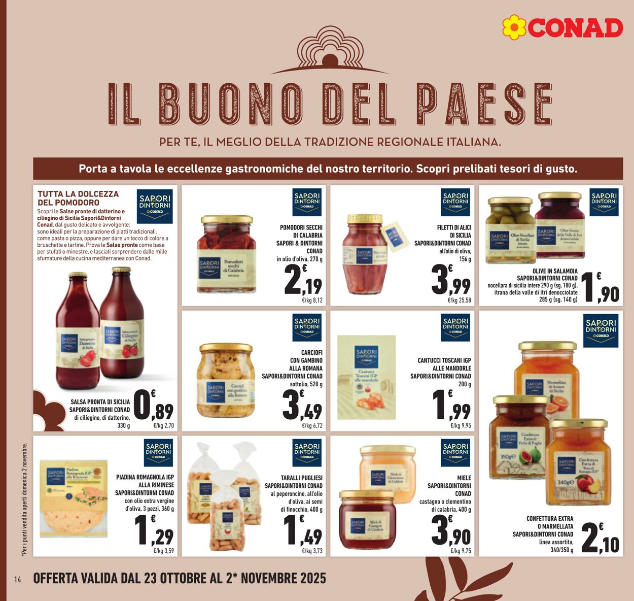 Volantino Conad 22.10.2025 - 22.10.2025