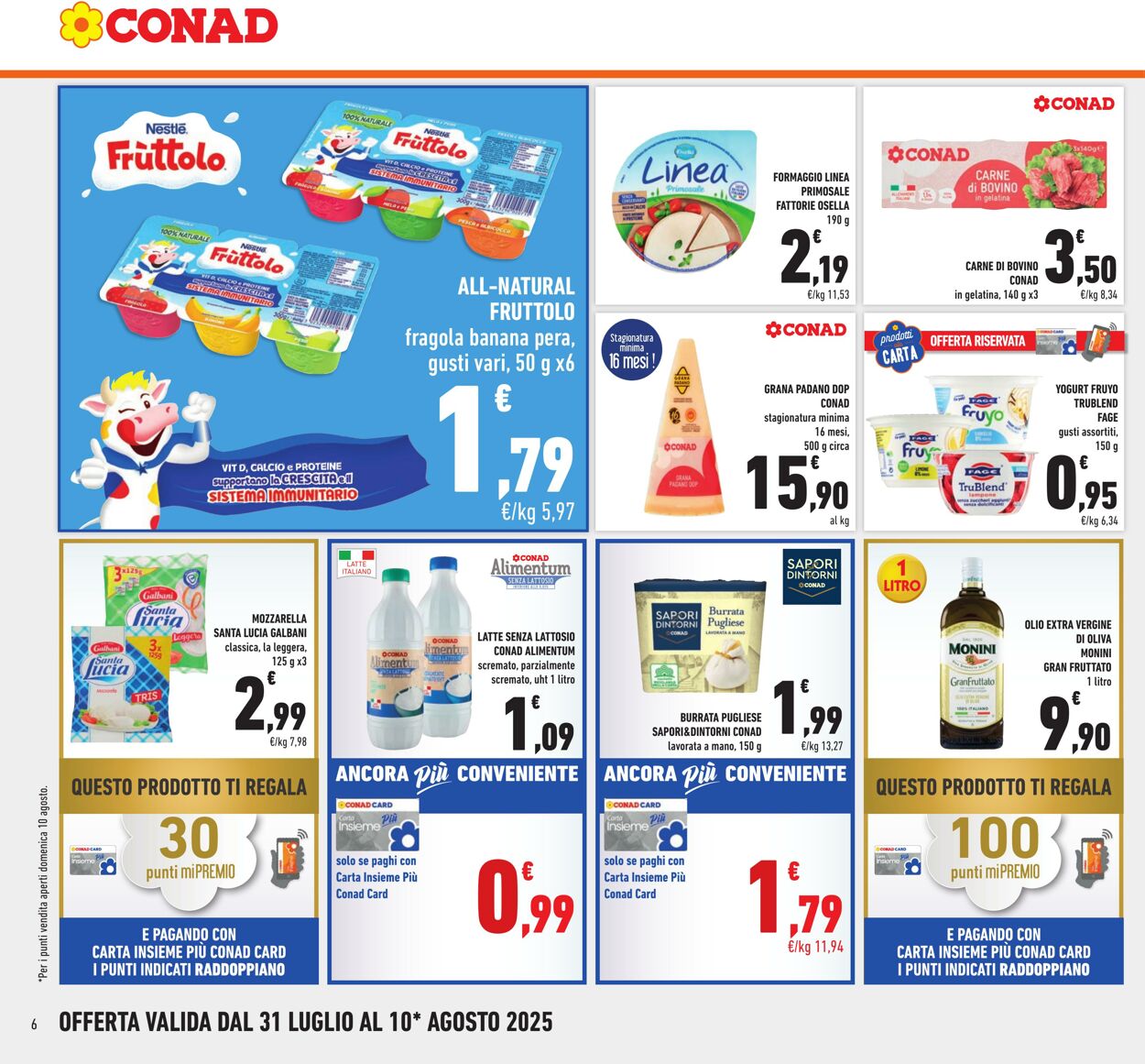 Volantino Conad 07.08.2025 - 07.08.2025