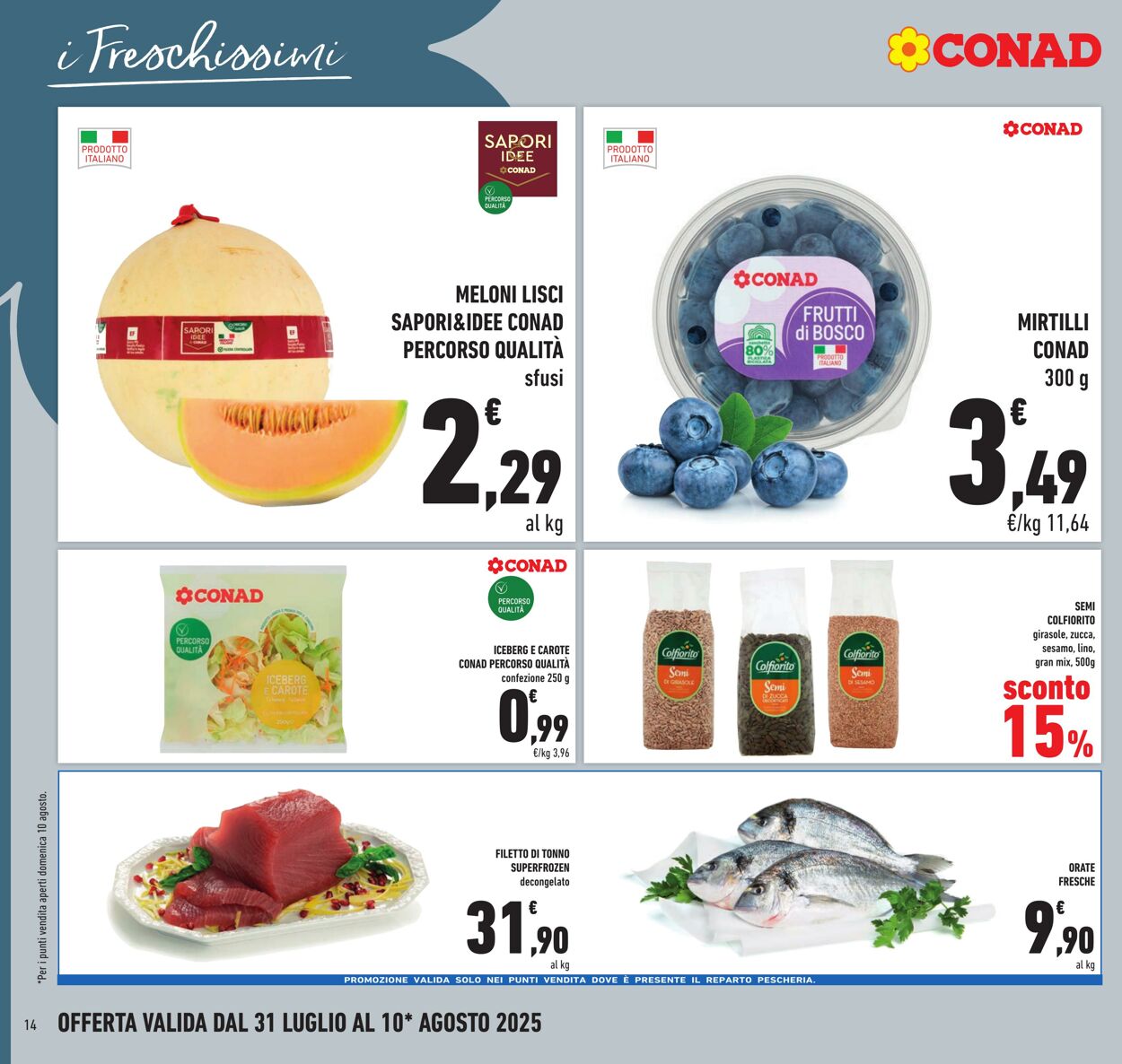 Volantino Conad 07.08.2025 - 07.08.2025