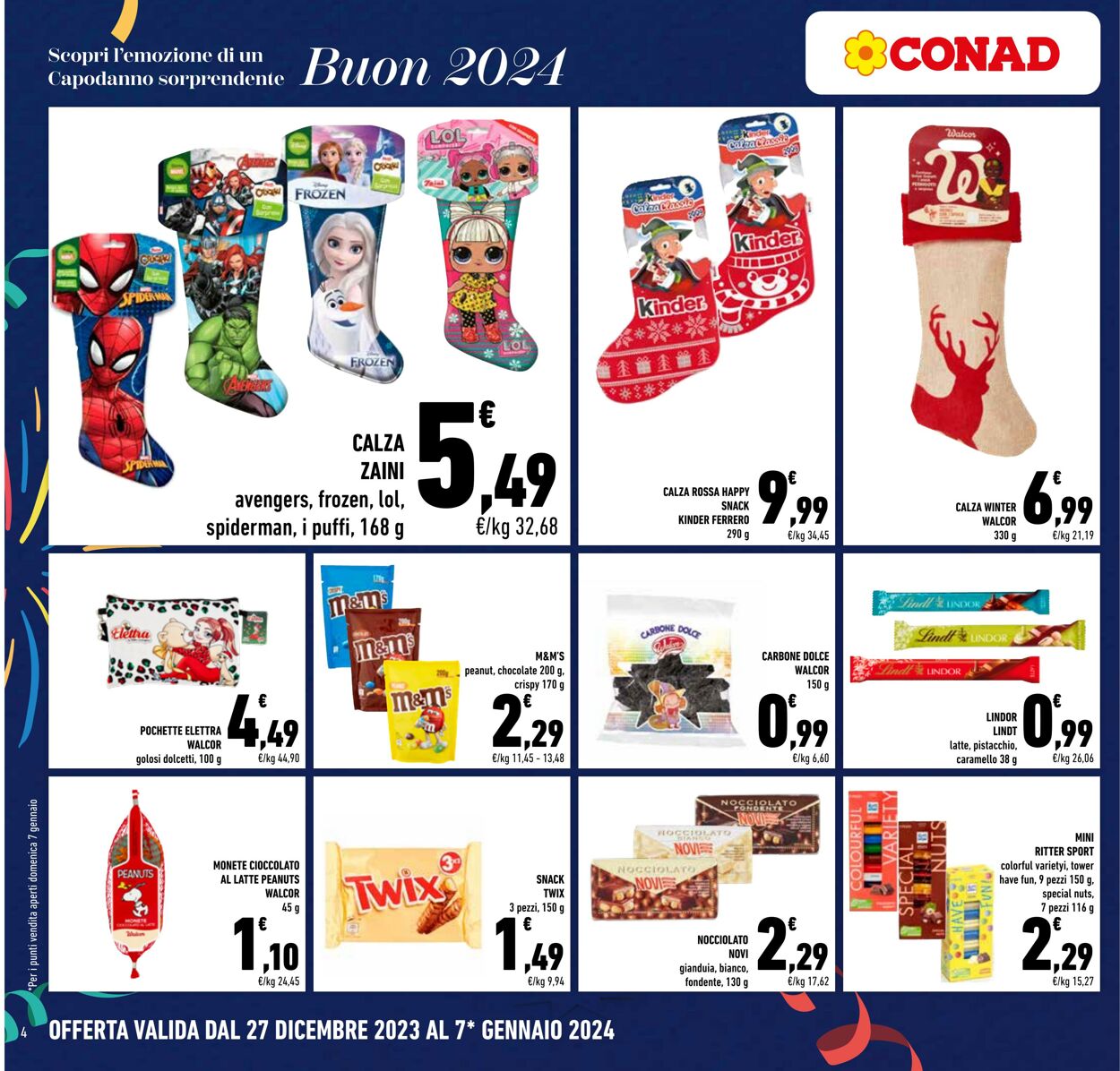 Volantino Conad 27.12.2023 - 07.01.2024