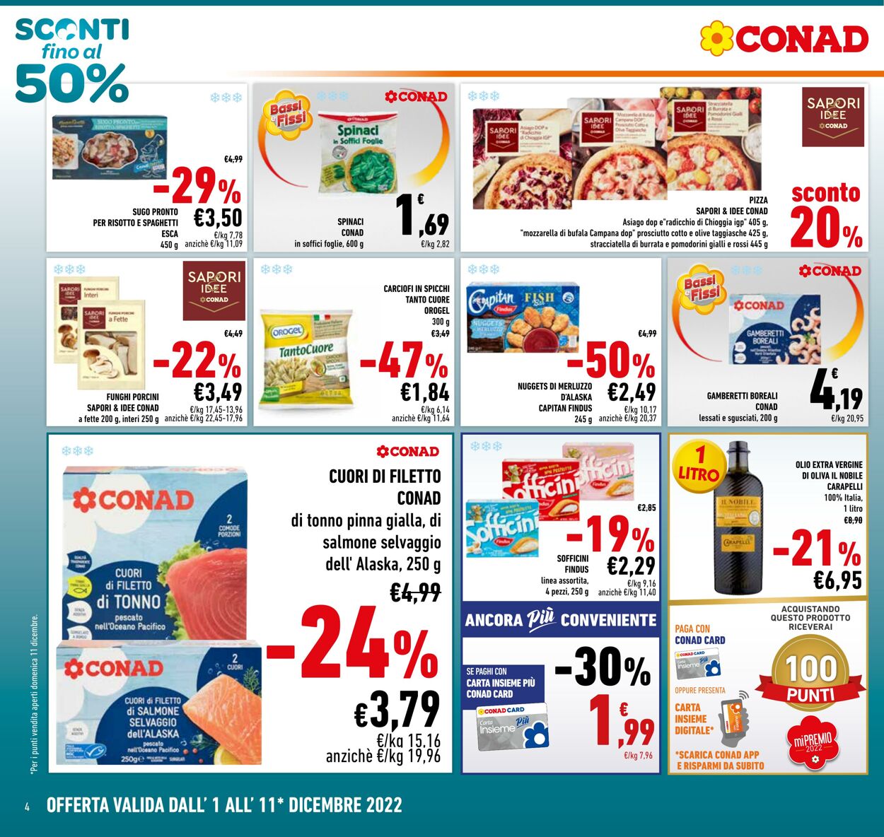 Volantino Conad 01.12.2022 - 11.12.2022