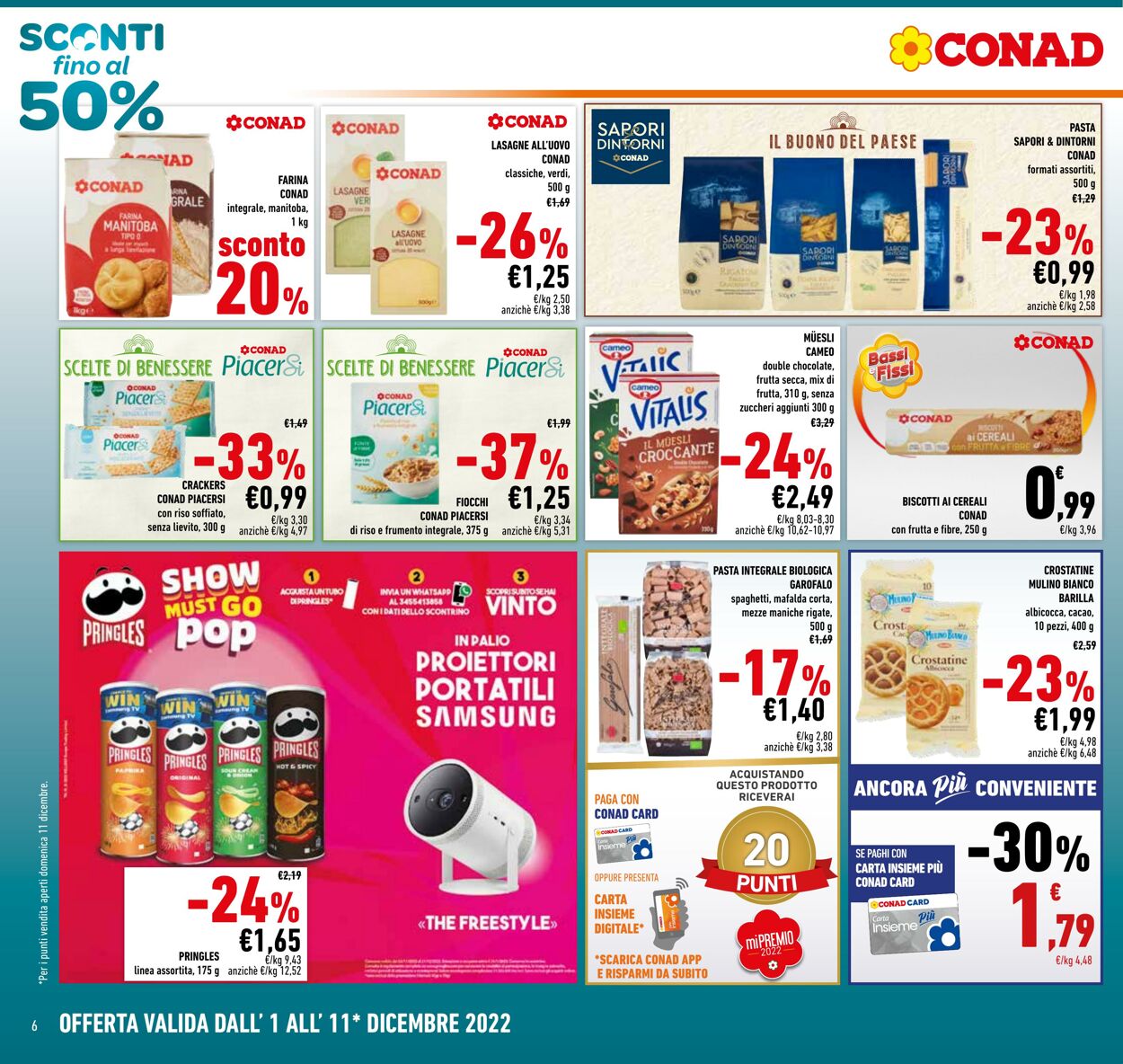 Volantino Conad 01.12.2022 - 11.12.2022