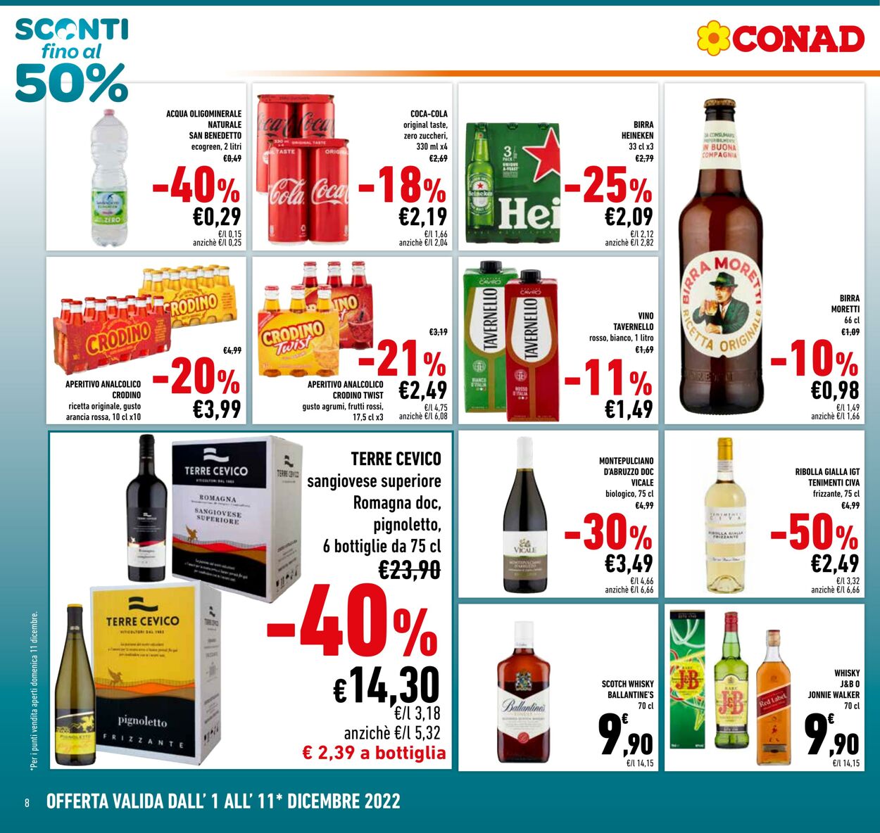 Volantino Conad 01.12.2022 - 11.12.2022