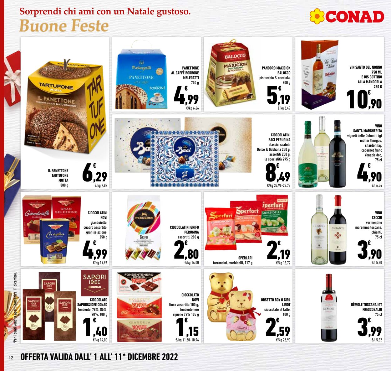 Volantino Conad 01.12.2022 - 11.12.2022