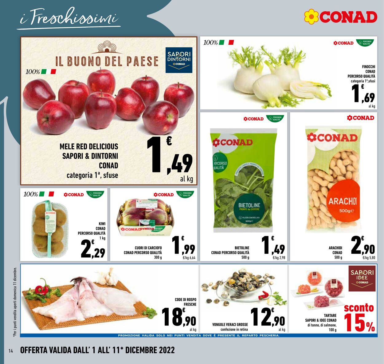 Volantino Conad 01.12.2022 - 11.12.2022