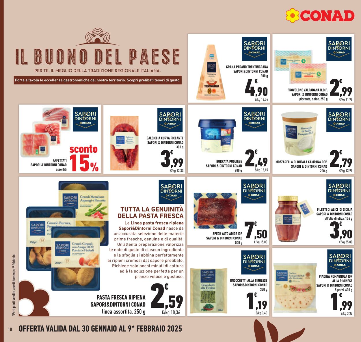 Volantino Conad 30.01.2025 - 09.02.2025