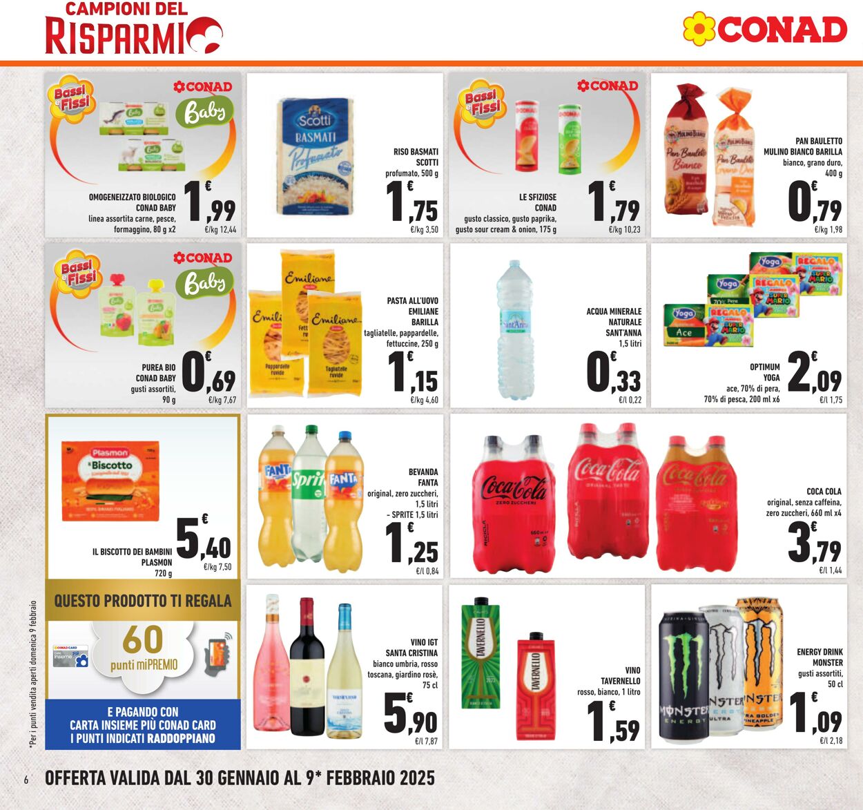 Volantino Conad 30.01.2025 - 09.02.2025