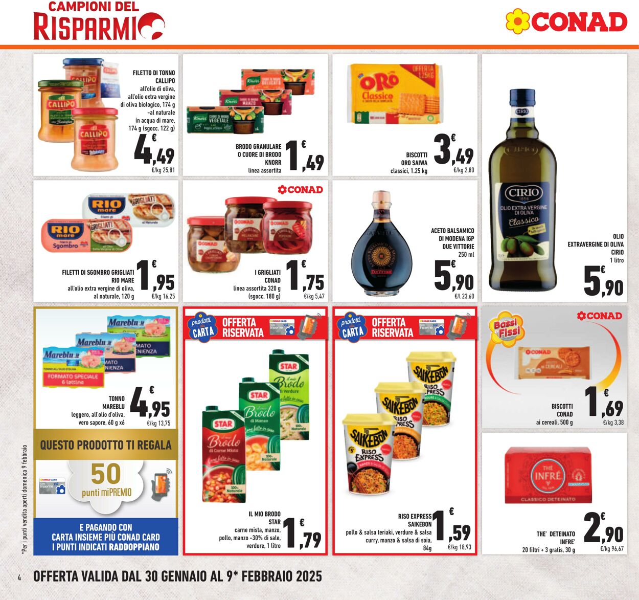 Volantino Conad 30.01.2025 - 09.02.2025