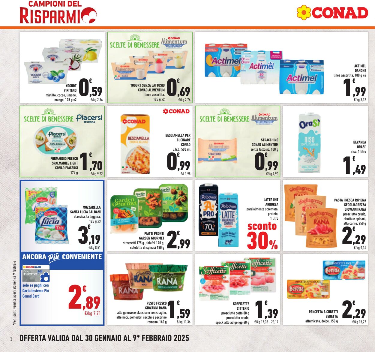 Volantino Conad 30.01.2025 - 09.02.2025