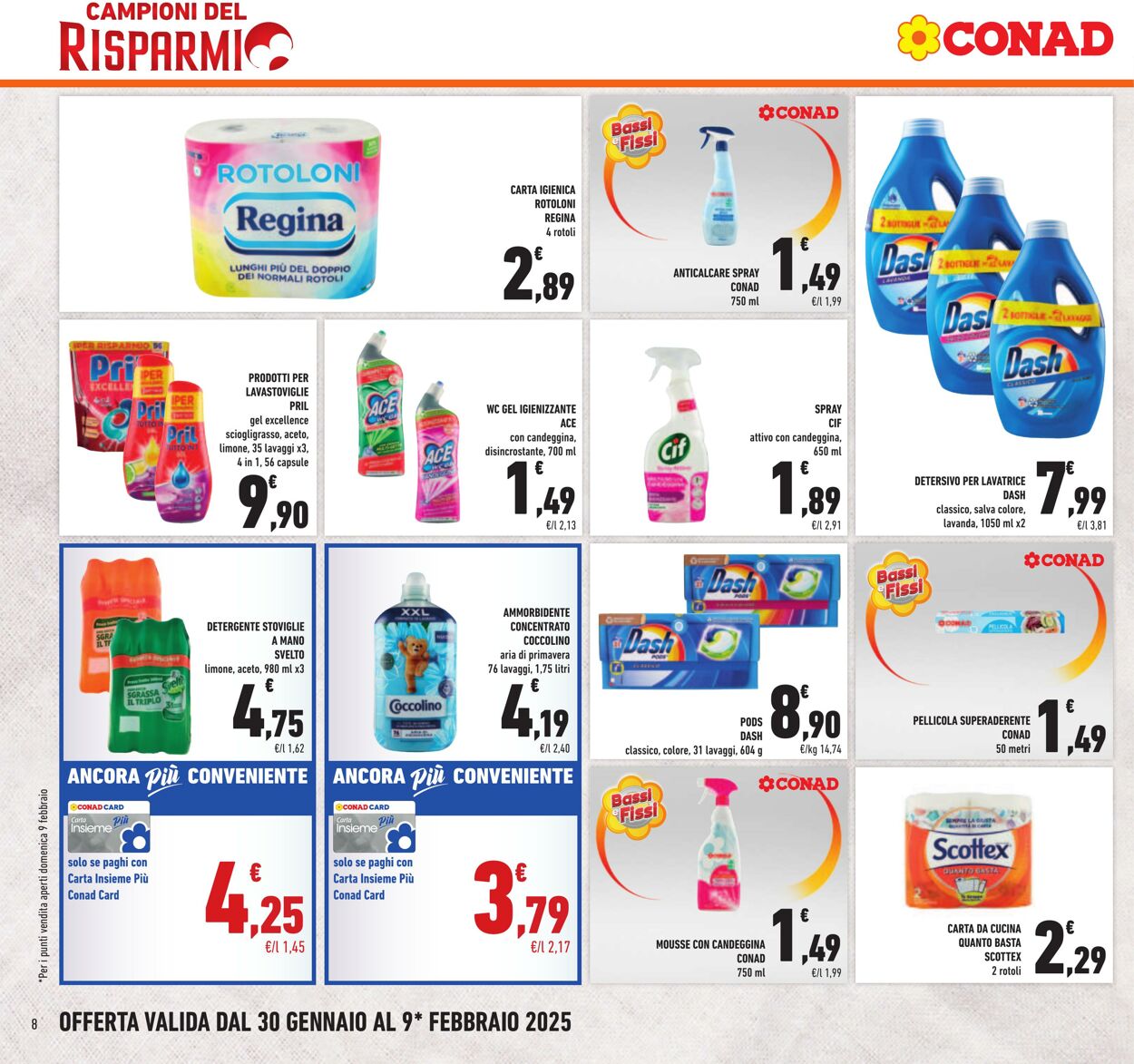 Volantino Conad 30.01.2025 - 09.02.2025