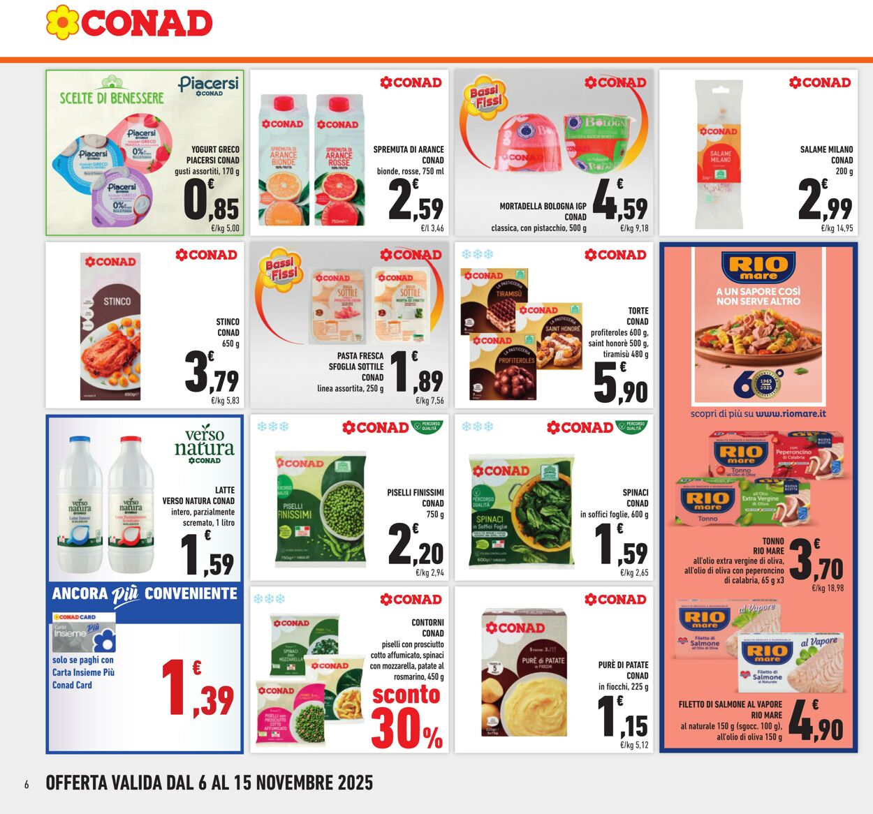 Volantino Conad 06.11.2025 - 06.11.2025