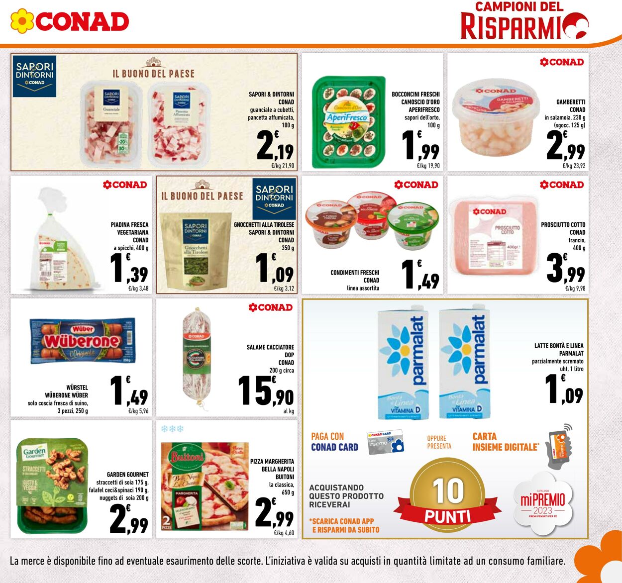 Volantino Conad 06.07.2023 - 16.07.2023