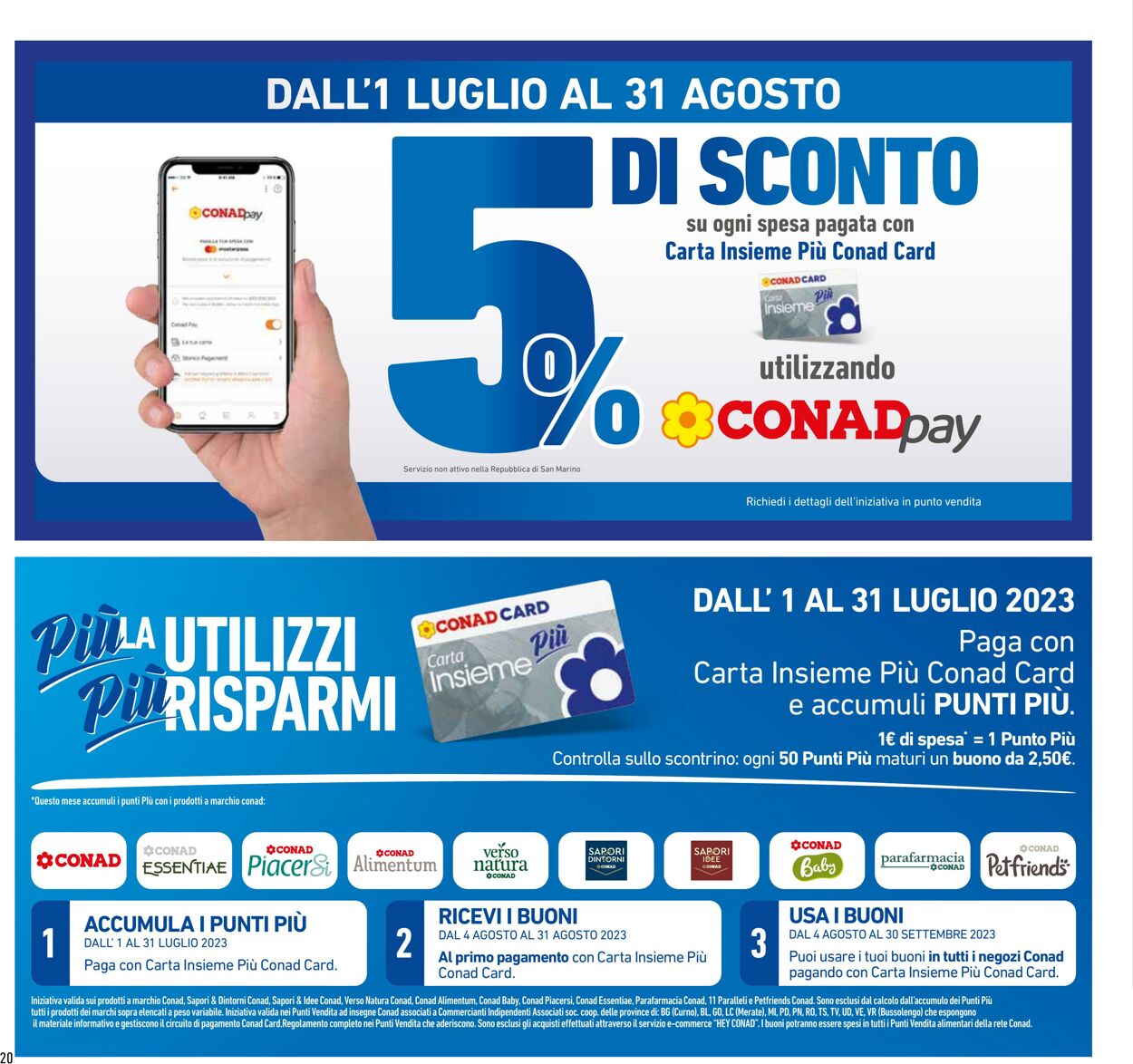 Volantino Conad 06.07.2023 - 16.07.2023