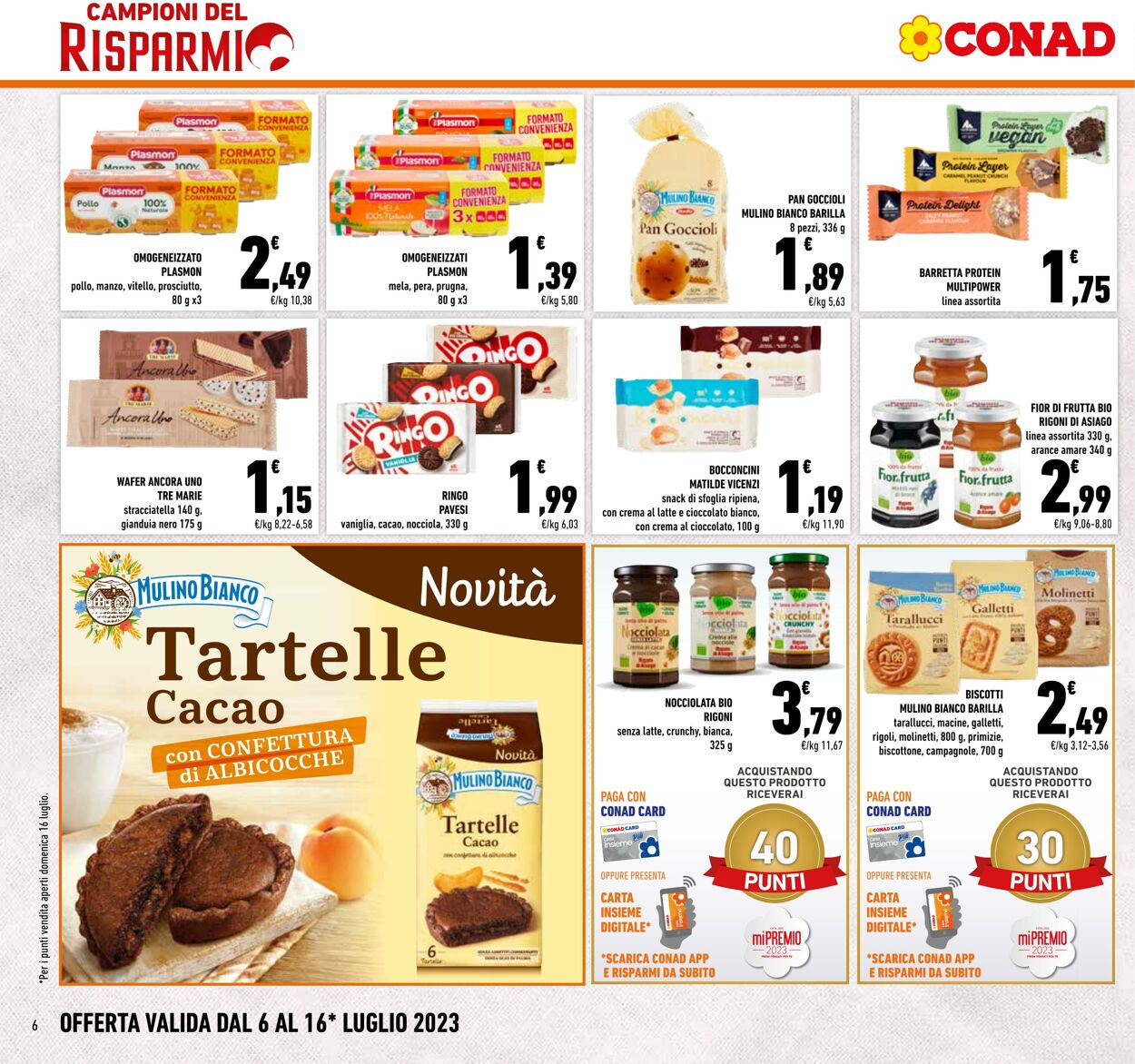 Volantino Conad 06.07.2023 - 16.07.2023