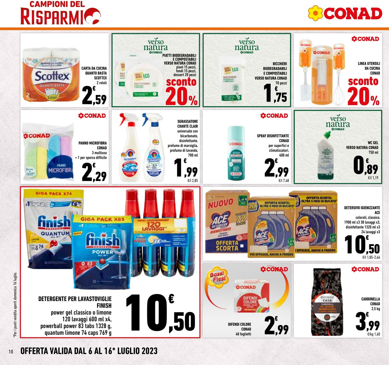 Volantino Conad 06.07.2023 - 16.07.2023