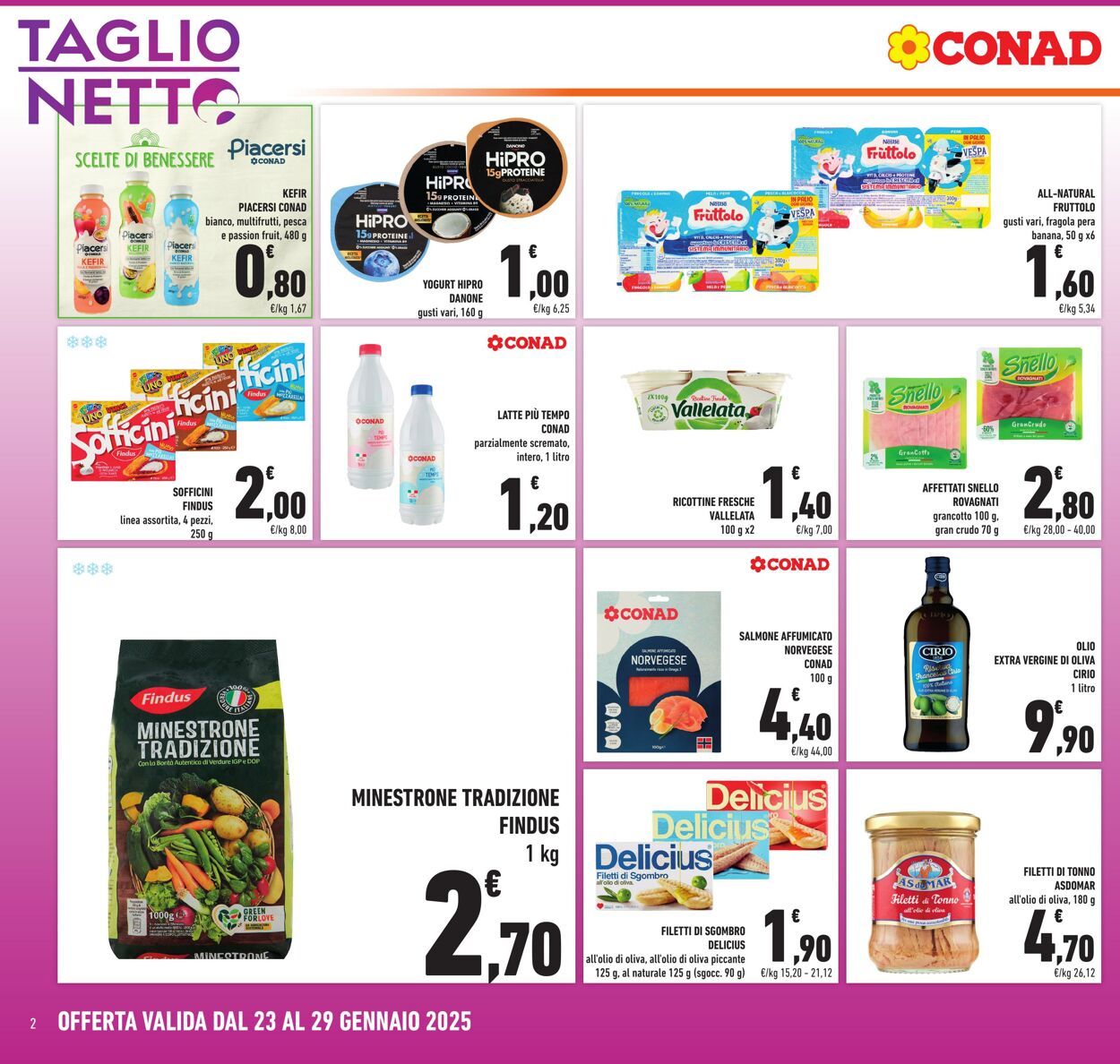 Volantino Conad 23.01.2025 - 29.01.2025