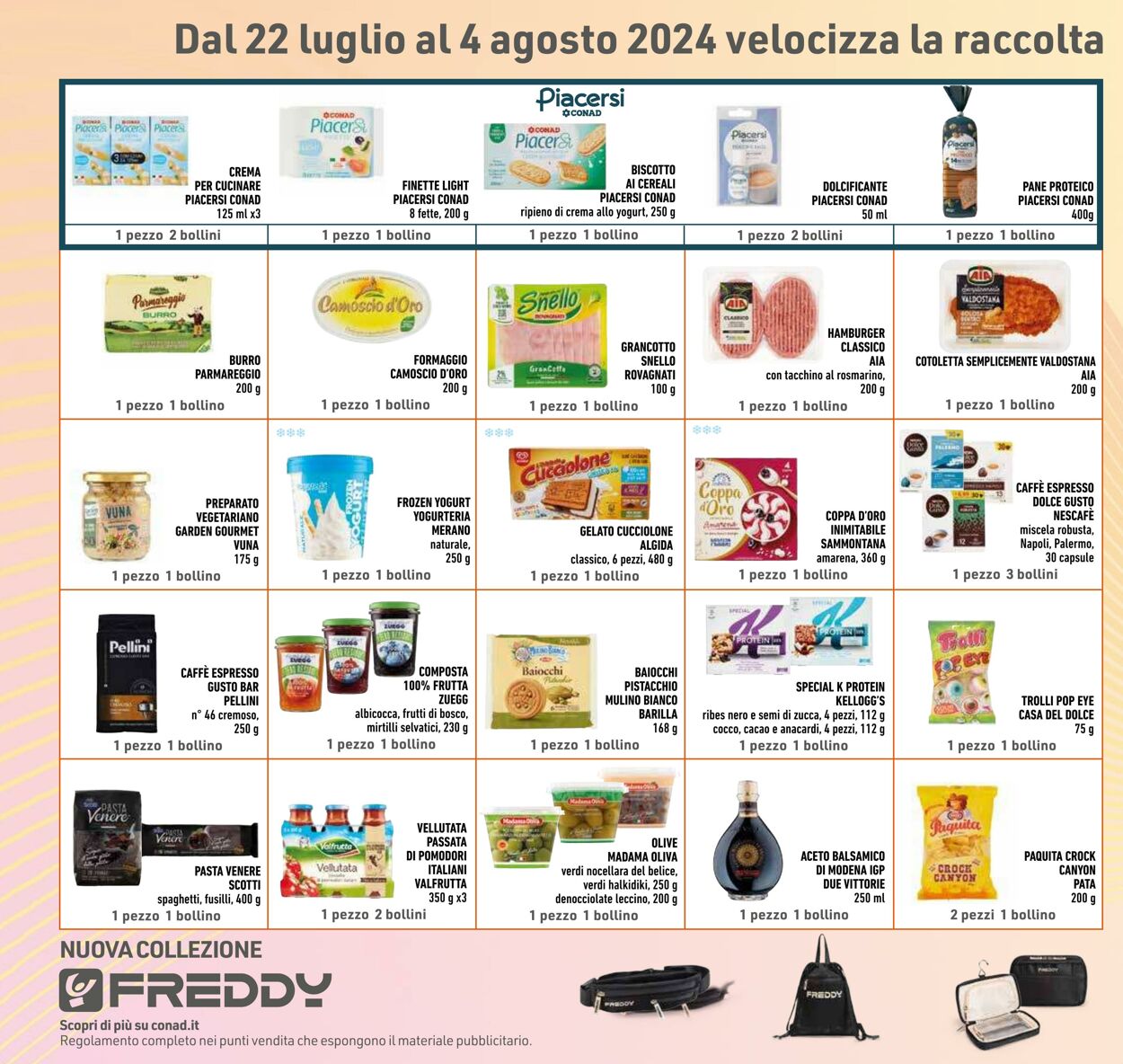 Volantino Conad 25.07.2024 - 04.08.2024