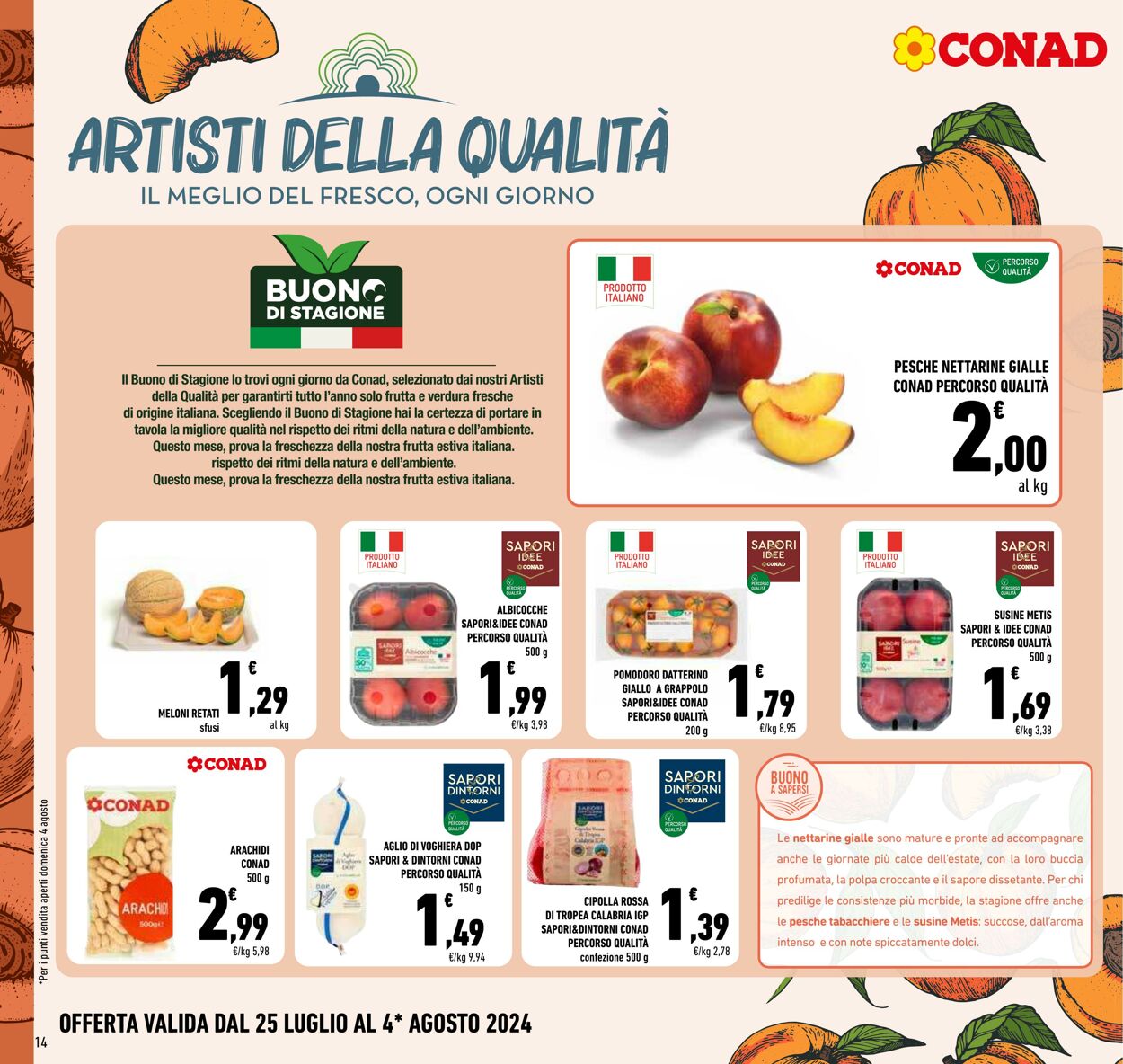 Volantino Conad 25.07.2024 - 04.08.2024