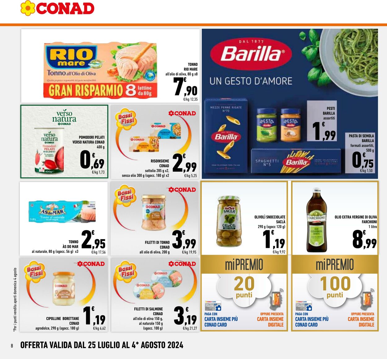 Volantino Conad 25.07.2024 - 04.08.2024