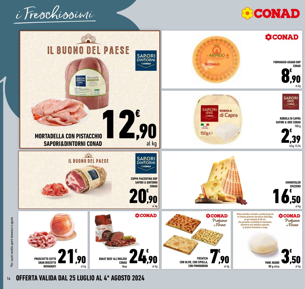 Volantino Conad 25.07.2024 - 04.08.2024