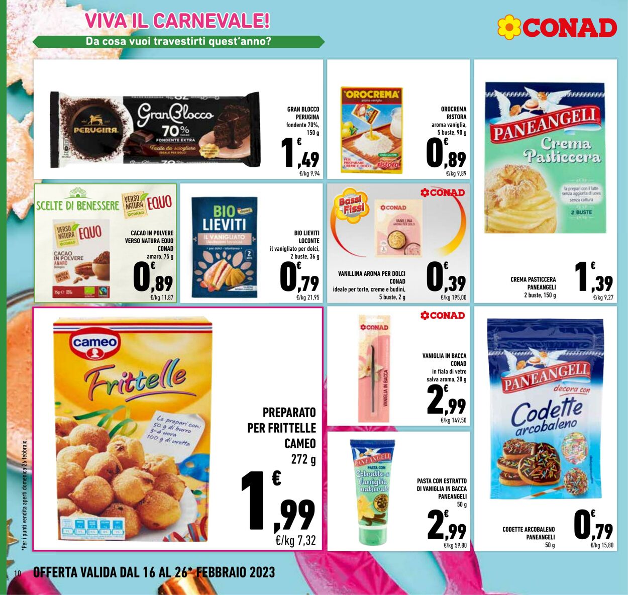 Volantino Conad 16.02.2023 - 26.02.2023