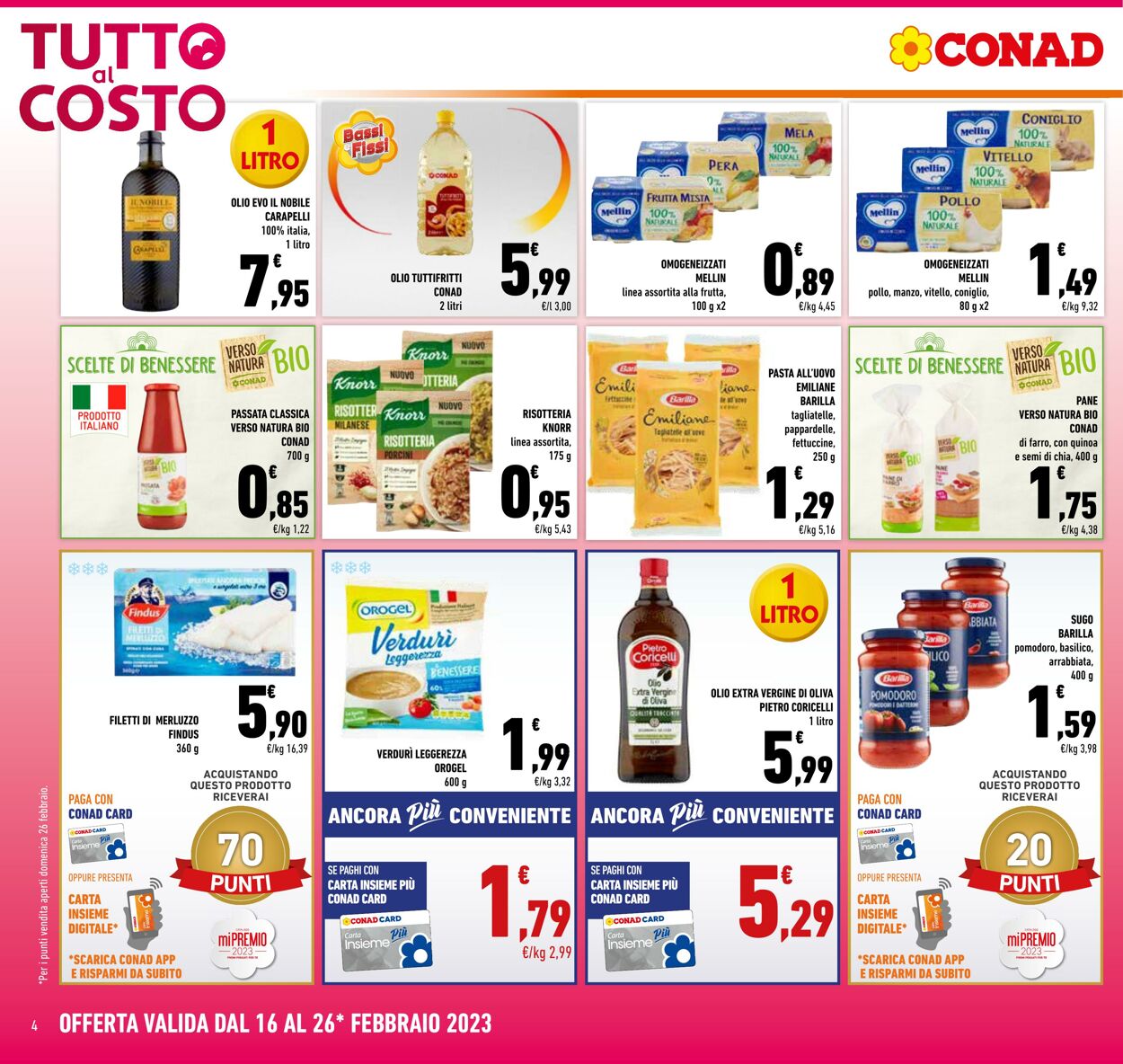 Volantino Conad 16.02.2023 - 26.02.2023