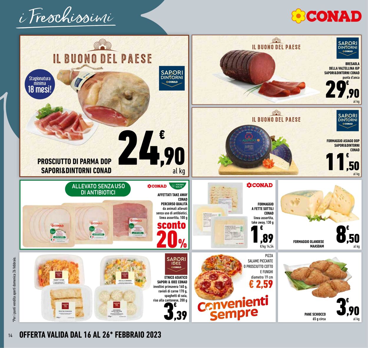 Volantino Conad 16.02.2023 - 26.02.2023