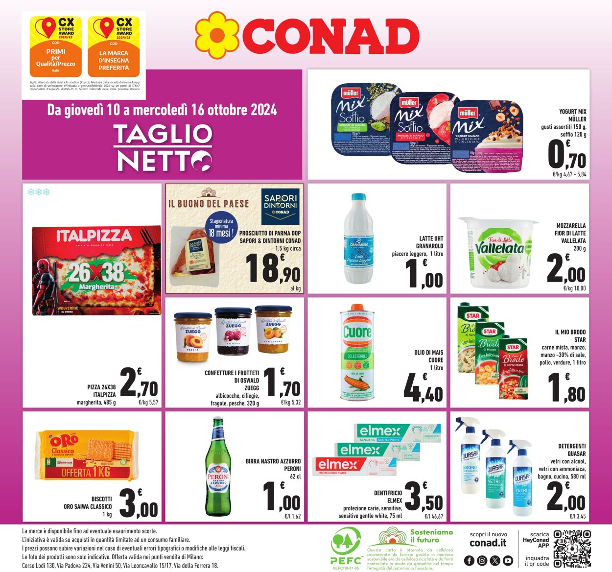 Volantino Conad 10.10.2024 - 16.10.2024