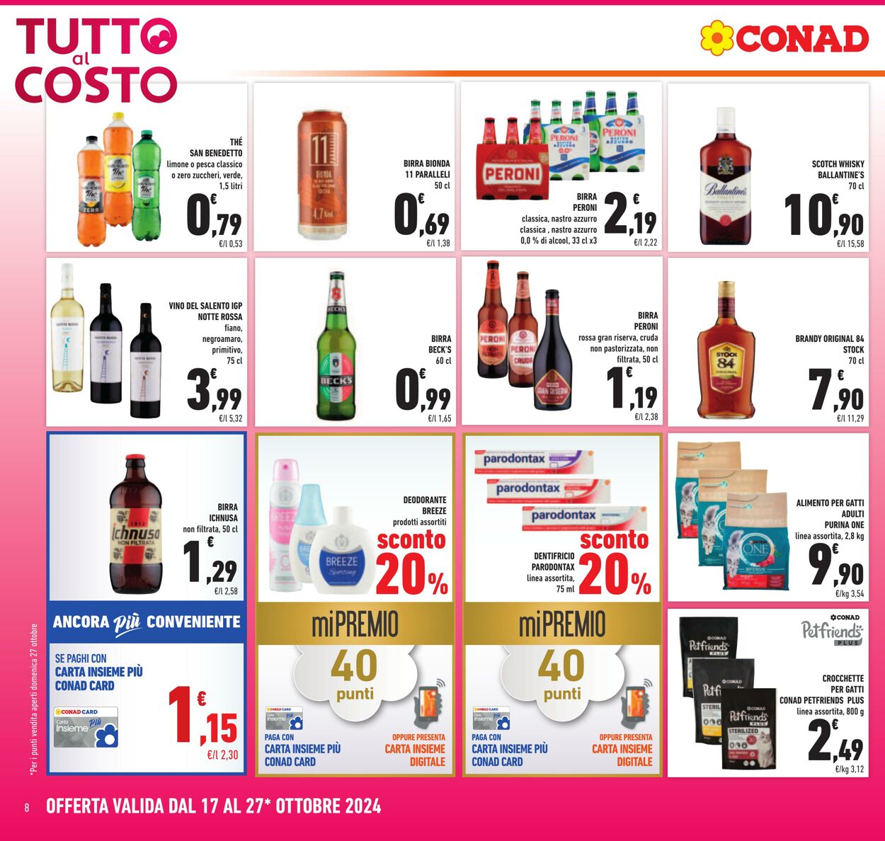 Volantino Conad 17.10.2024 - 27.10.2024