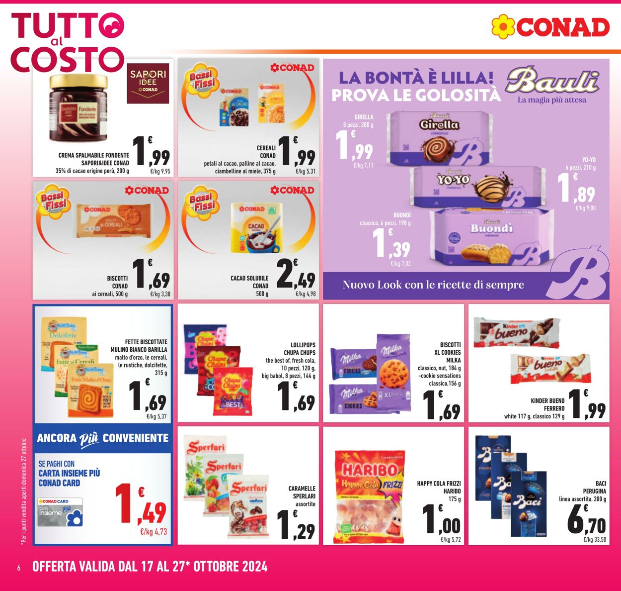 Volantino Conad 17.10.2024 - 27.10.2024