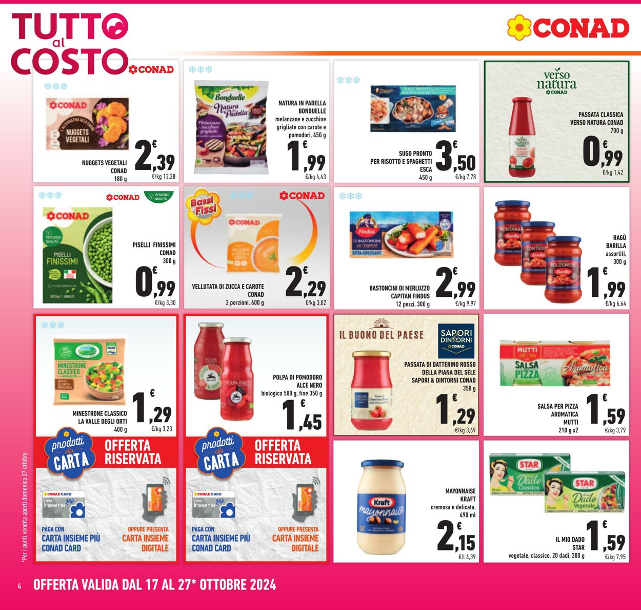 Volantino Conad 17.10.2024 - 27.10.2024