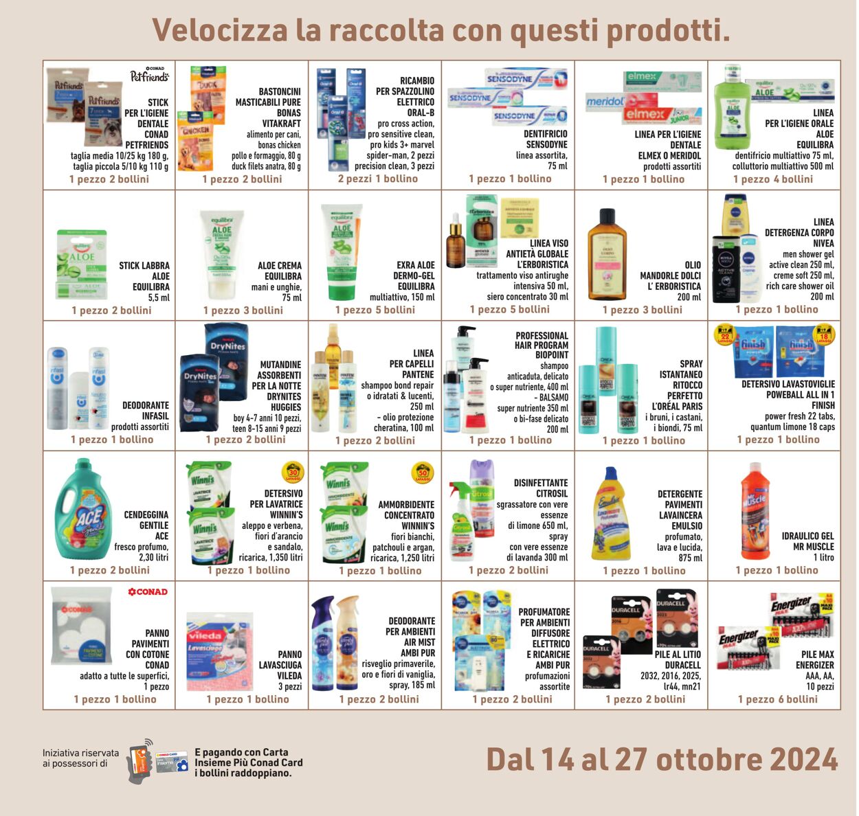 Volantino Conad 17.10.2024 - 27.10.2024