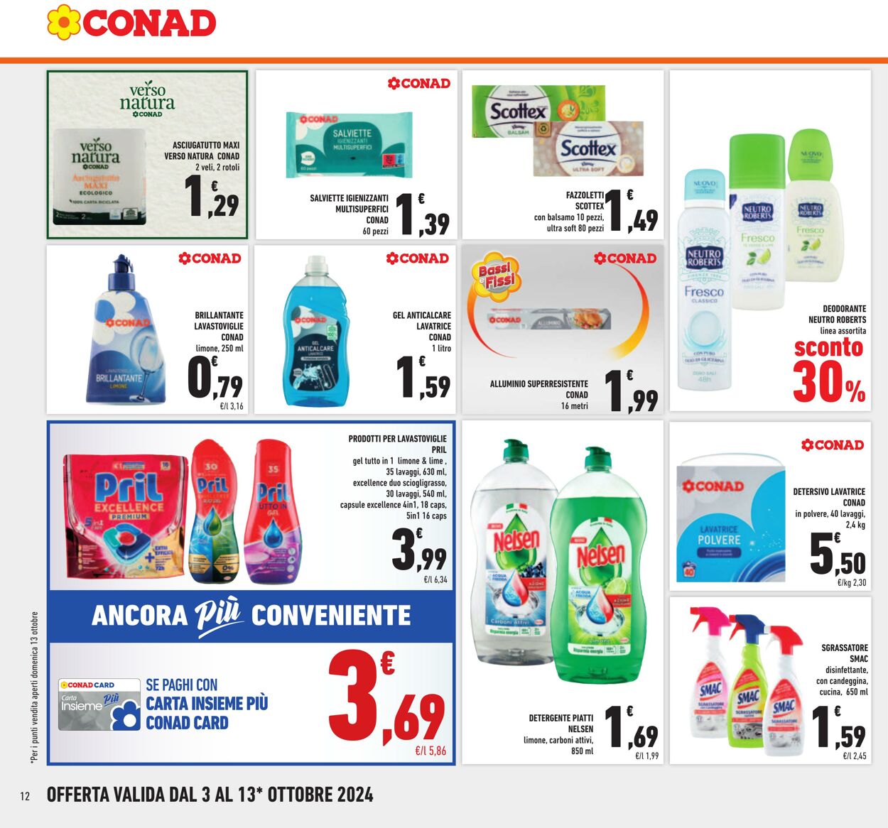 Volantino Conad 03.10.2024 - 13.10.2024