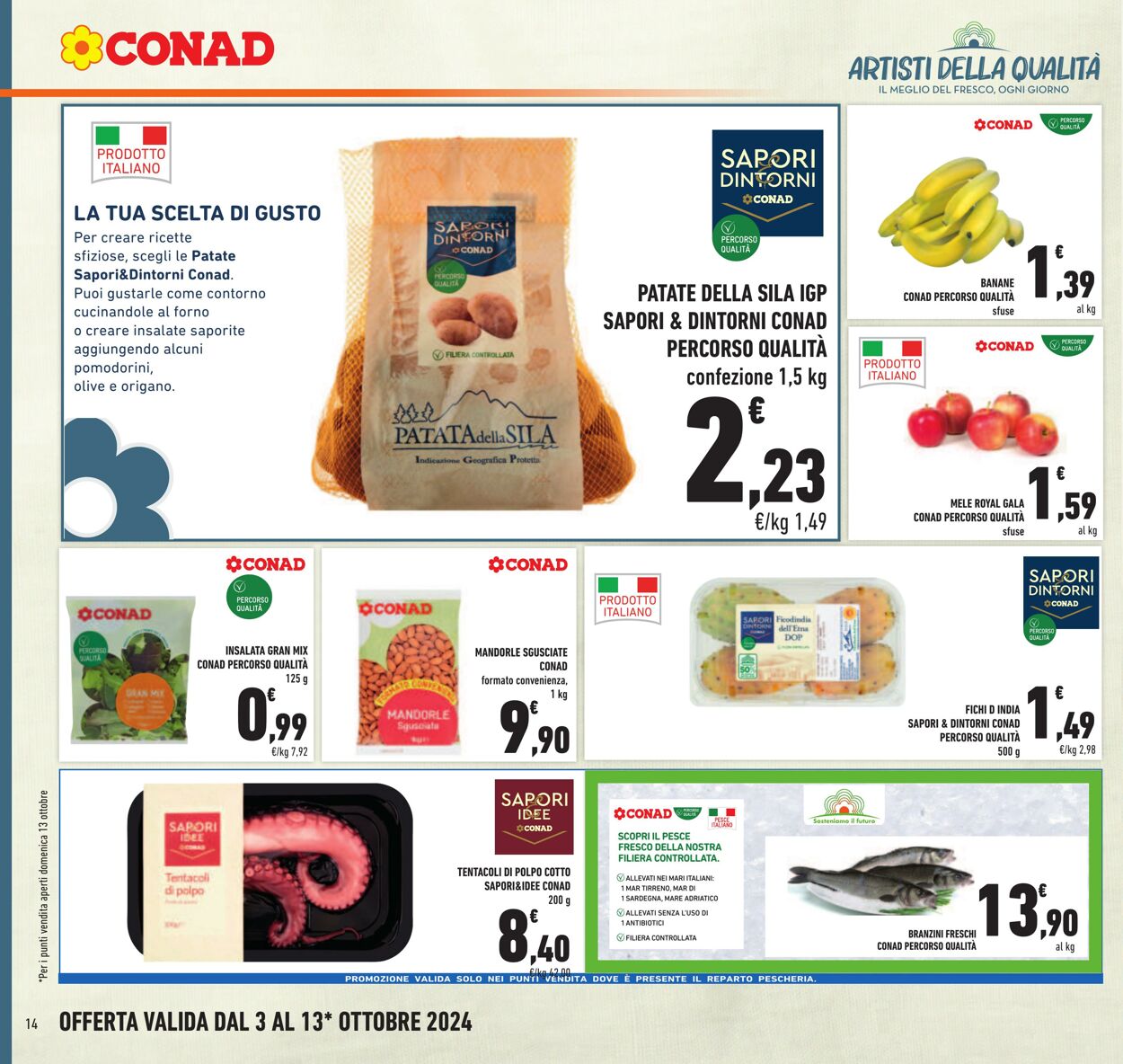 Volantino Conad 03.10.2024 - 13.10.2024