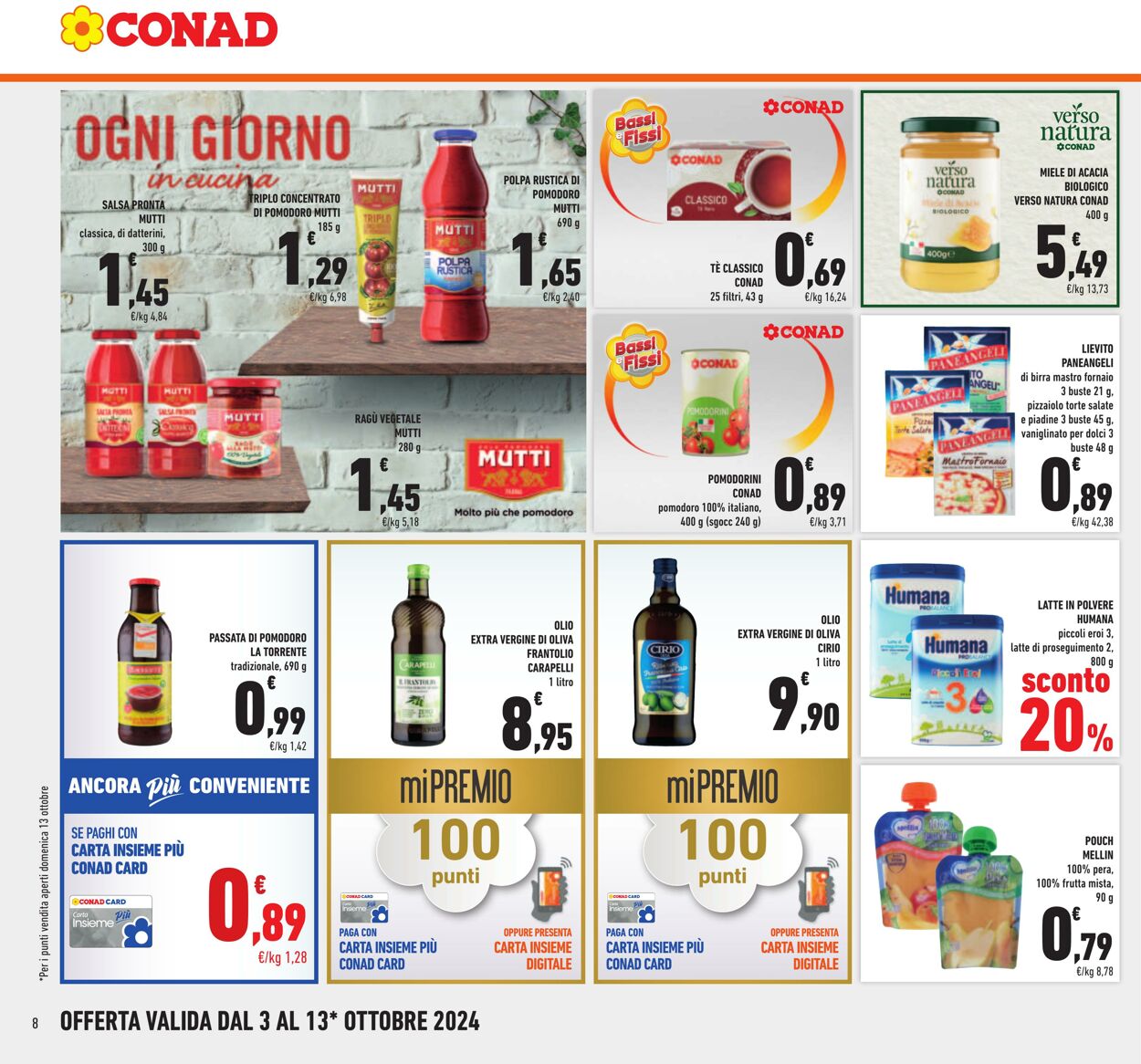 Volantino Conad 03.10.2024 - 13.10.2024