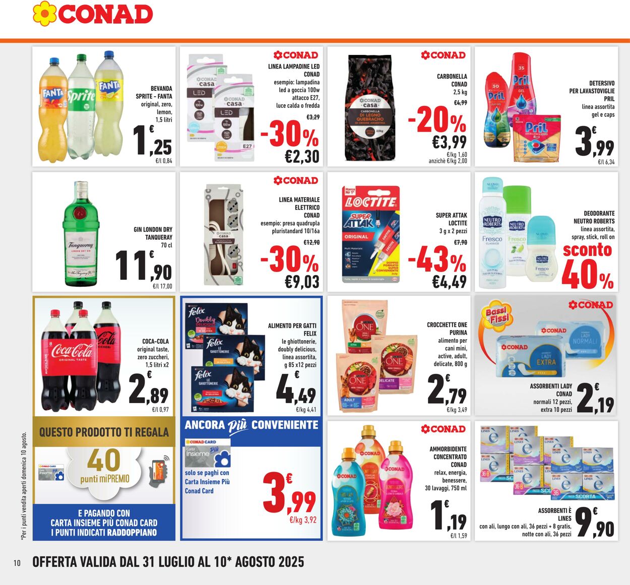 Volantino Conad 06.08.2025 - 06.08.2025
