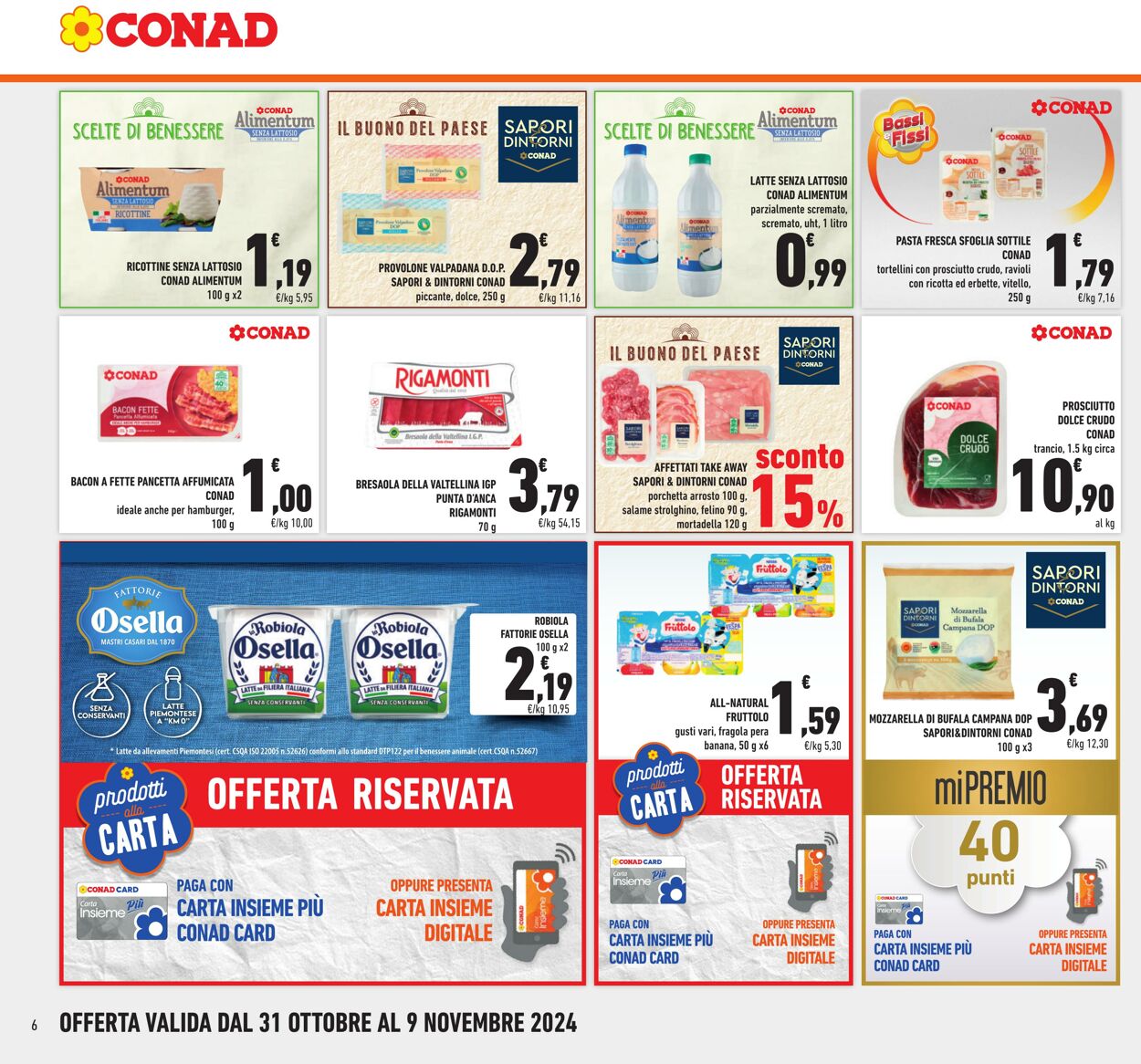 Volantino Conad 31.10.2024 - 09.11.2024