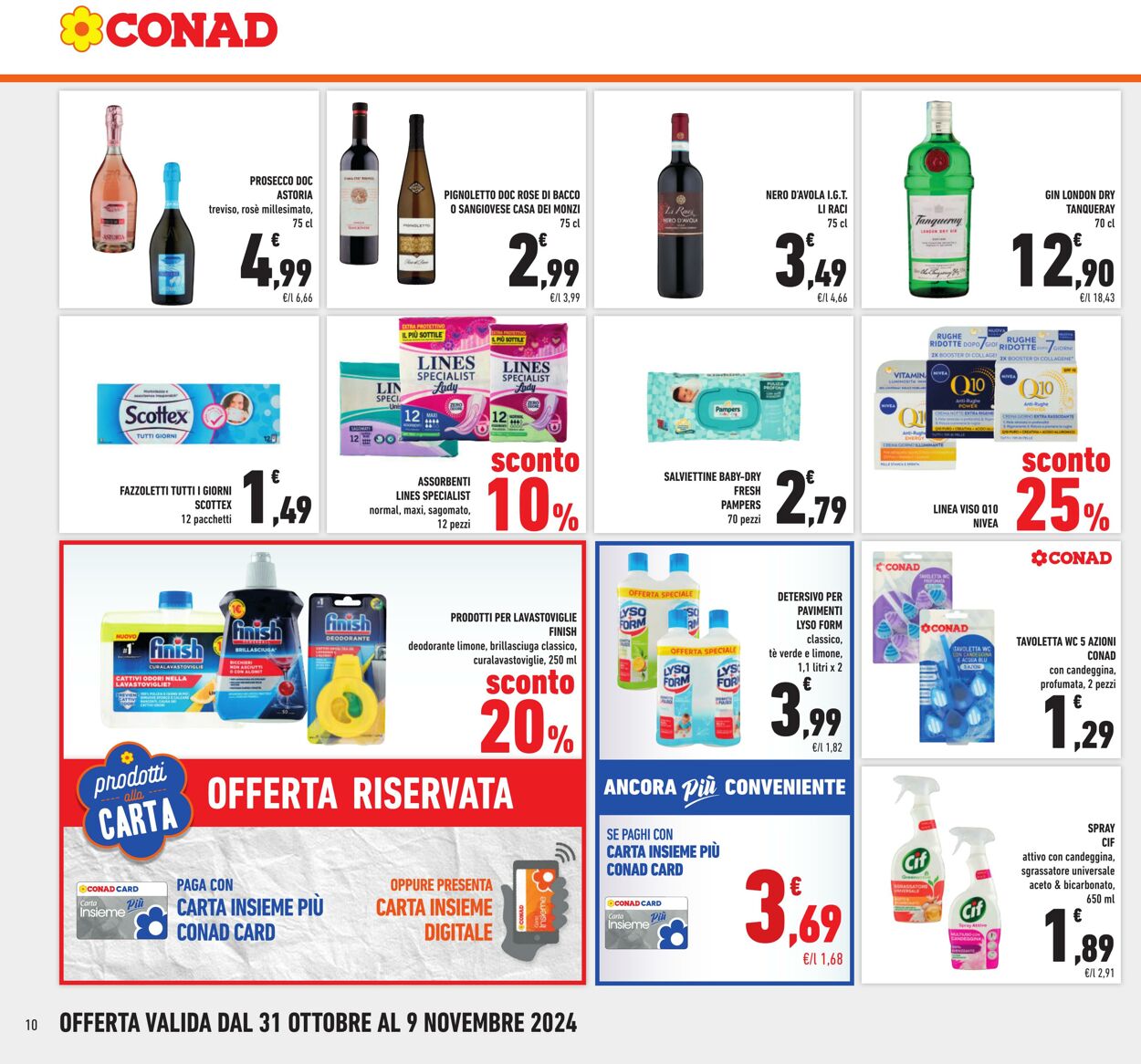 Volantino Conad 31.10.2024 - 09.11.2024