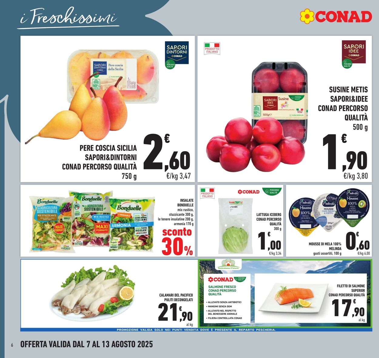 Volantino Conad 06.08.2025 - 06.08.2025