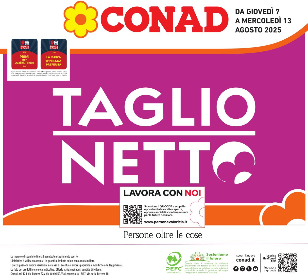 Volantino Conad 06.08.2025 - 06.08.2025