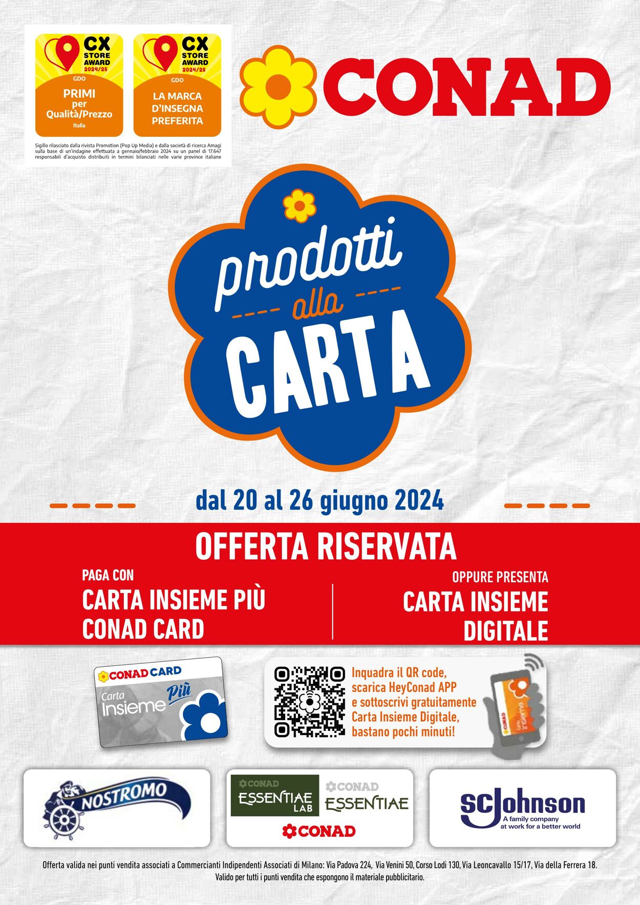 Volantino Conad 20.06.2024 - 26.06.2024