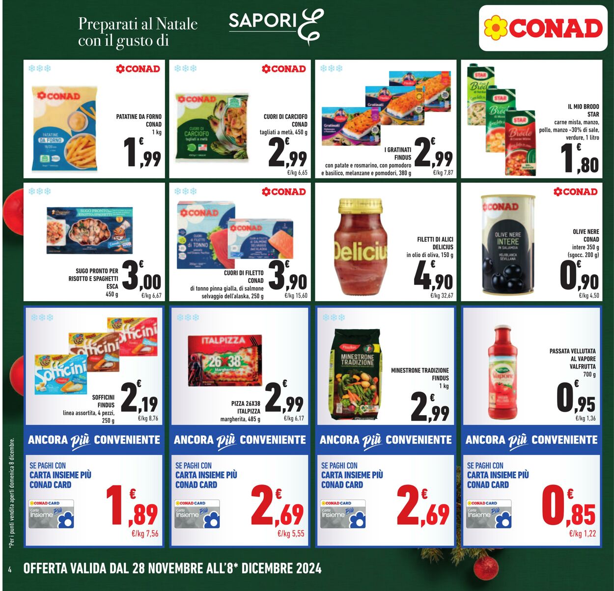 Volantino Conad 28.11.2024 - 08.12.2024