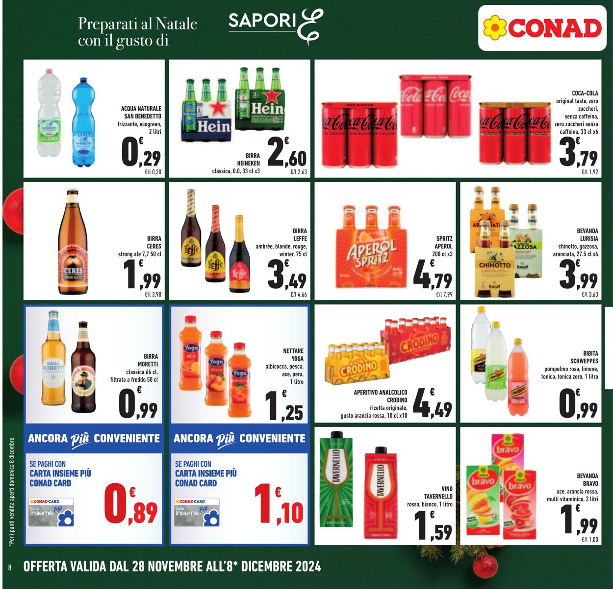 Volantino Conad 28.11.2024 - 08.12.2024