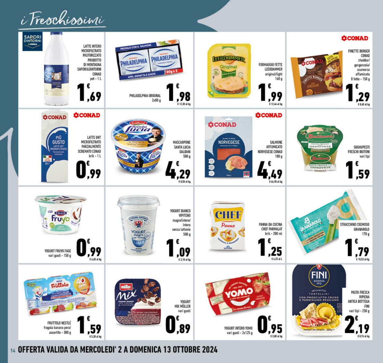 Volantino Conad 02.09.2024 - 13.10.2024